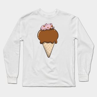 Piggy Flavored IceCream Long Sleeve T-Shirt